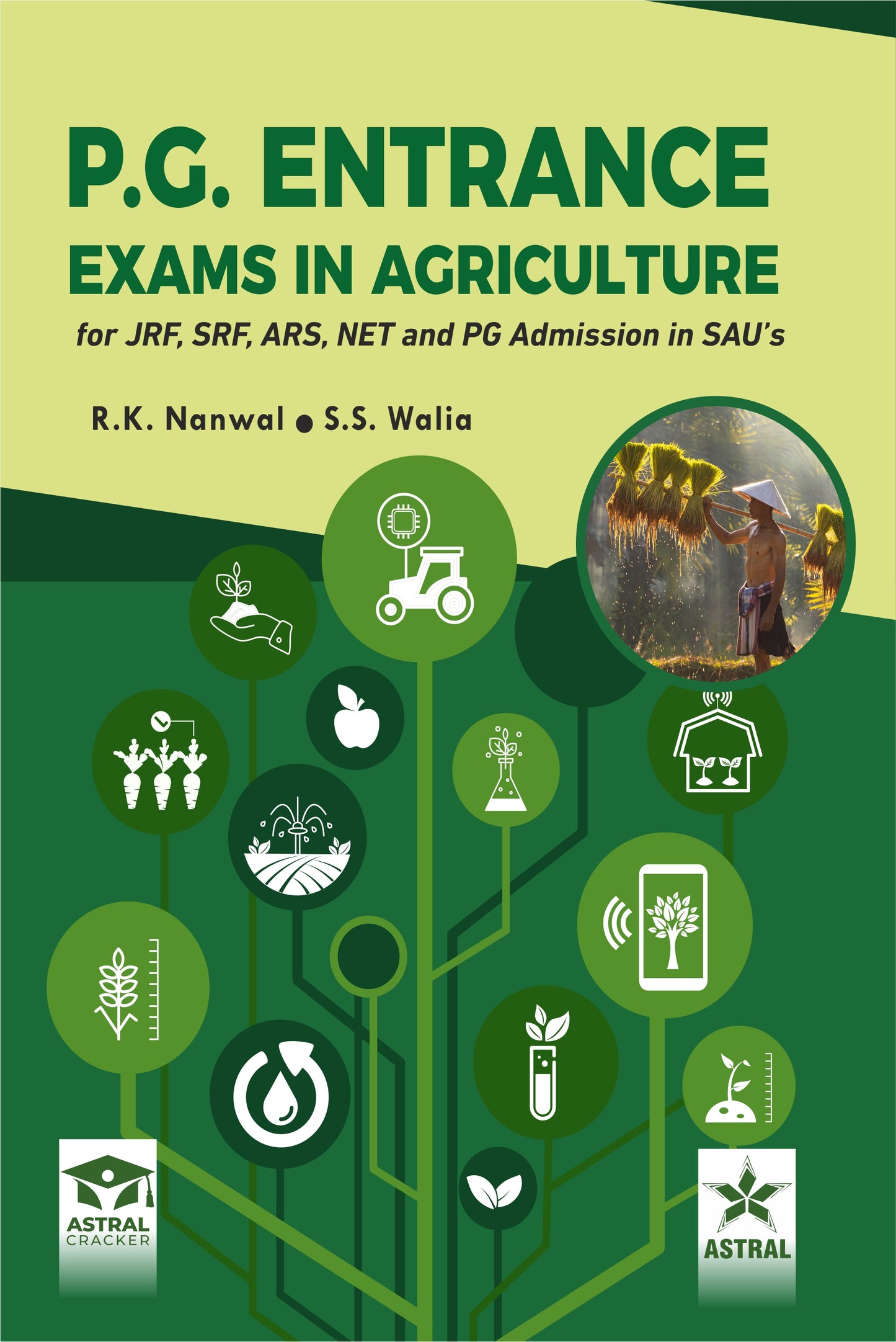 PG Entrance Exams in Agriculture for JRF SRF ARS NET and PG Admission in SAU`s By R.K. Nanwal