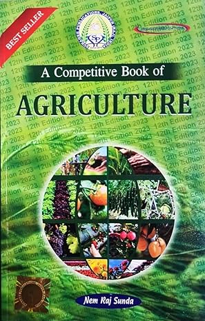 A Competitive Book of Agriculture by Nem Raj Sunda 9788193766910