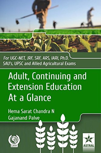 Adult Continuing and Extension Education at a Glance by Hema Sarat Chandra N and Gajanand Palve