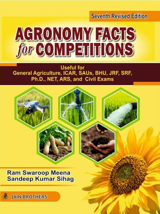 Agronomy Facts for Competitions 7th Edition by Ram Swaroop Meena, Sandeep Kumar Sihag