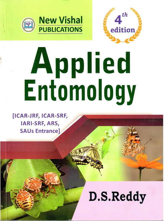 Applied Entomology: ICAR-JRF, ICAR-SRF, IARI-SRF, ARS, SAUs Entrance by D.S. Reddy