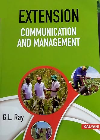 Extension Communication and Management by G L Ray