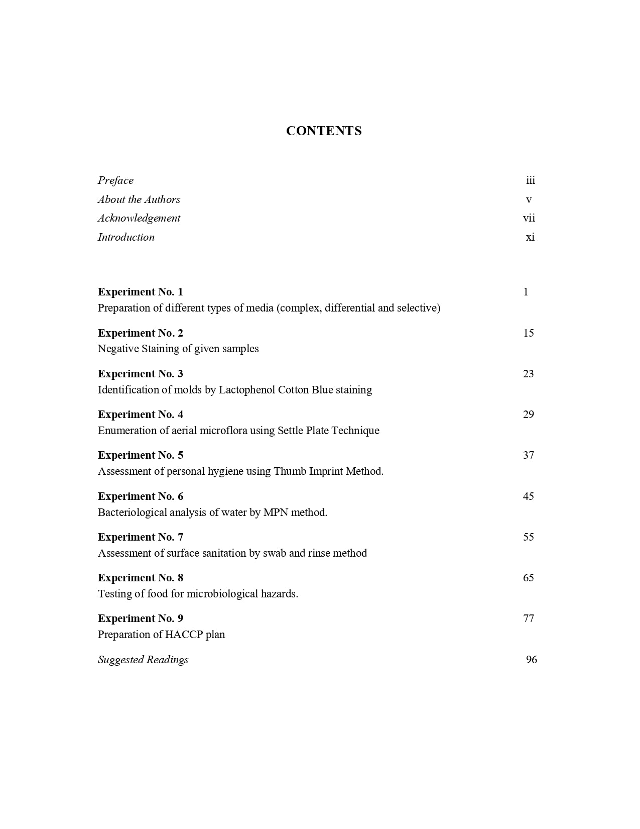 Food Safety a Practical Approach by Prof. Shalini Sehgal