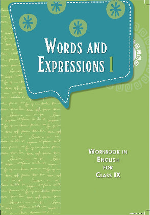 NCERT Words And Expressions 1 Workbook In English For Class - 9 - 0976