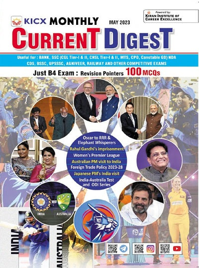 KICX Monthly May 2023 Current Digest (English Medium) (4171)