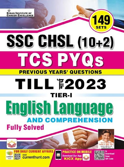 SSC CHSL (10+2) English Language TCS PYQs Tier I Exam Till March 2023 Solved Papers (Hindi Medium) (4225)