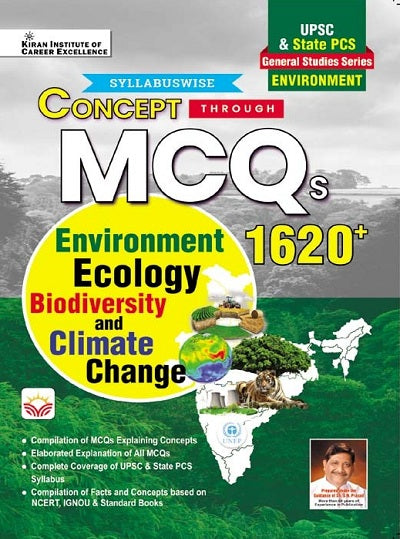 Concept Through Environment Ecology Biodiversity and Climate Change MCQs1620+ Syllabus wise (English Medium) (4665)