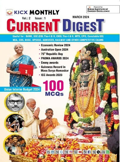 KICX Monthly Current Digest March 2024 (English Medium) (4671)
