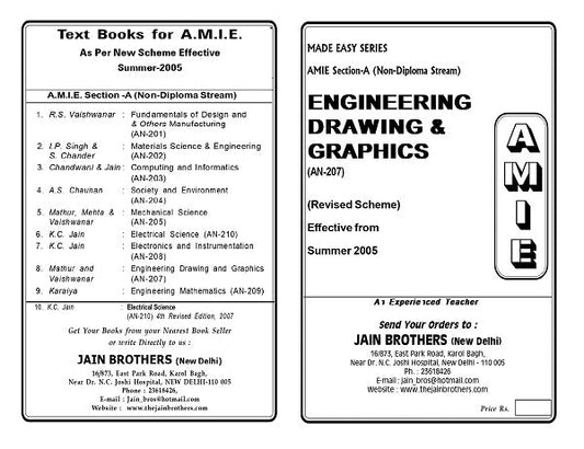 AMIE Section (A) Engineering Drawing and Graphics (AN-207)