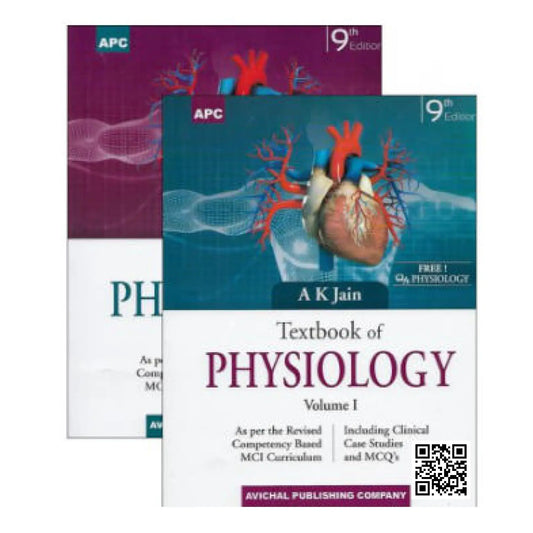 Textbook Of Physiology - Vol. 1 & 2 (Set of 2 Volume) With Free Q N A Physiology Booklet