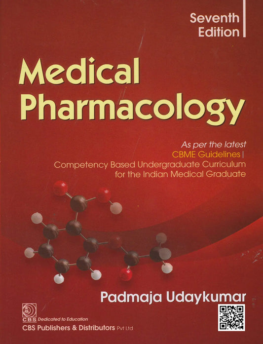 Medical Pharmacology - 7th Edition By Padmaja Udaykumar