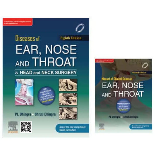 Diseases Of Ear, Nose & Throat And Head & Neck Surgery, 8ed & Manual Of Clinical Cases In Ear, Nose And Throat, 2ed