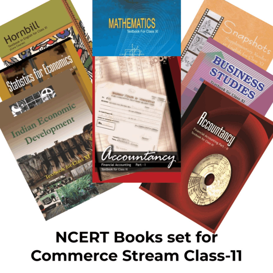 NCERT Set Of 8 Books For Class 11 Commerce Stream English Medium ncert-set-of-8-books-for-class-11-commerce-stream-english-medium