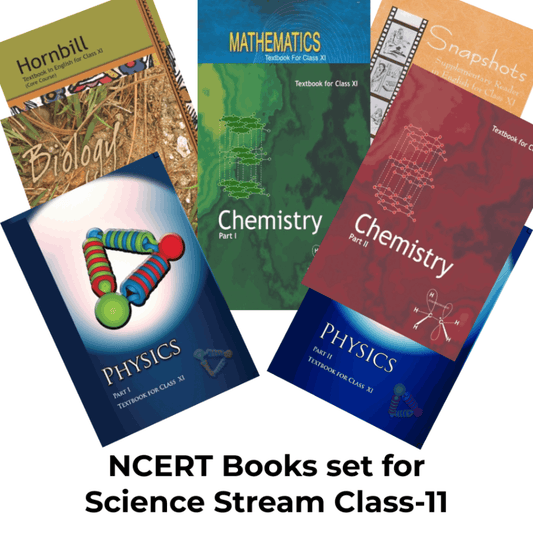 NCERT Set of 8 books for Class - 11 (Science Stream) (English Medium)