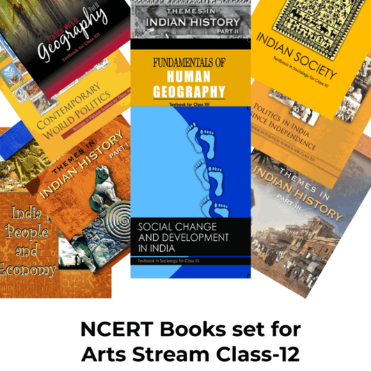 NCERT Set of 10 books for Class - 12 (Arts Stream) (English Medium)