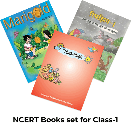 NCERT Set of 3 books for Class - 1 (English Medium)