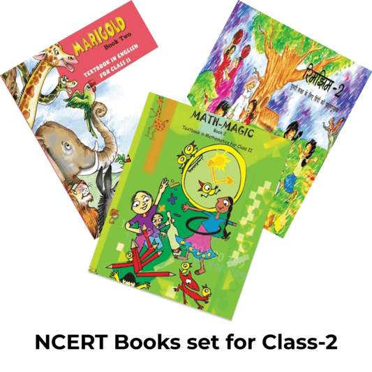 NCERT Set of 3 books for Class - 2 (English Medium)