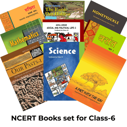 NCERT Set of 9 books for Class - 6 (English Medium)