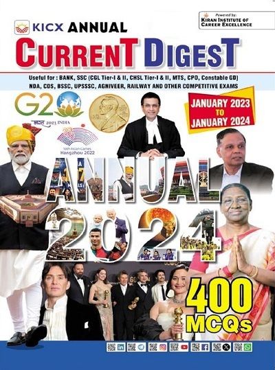 Kicx Annual 2024 Current Digest January 2023 to January 2024 (English Medium) (4631)