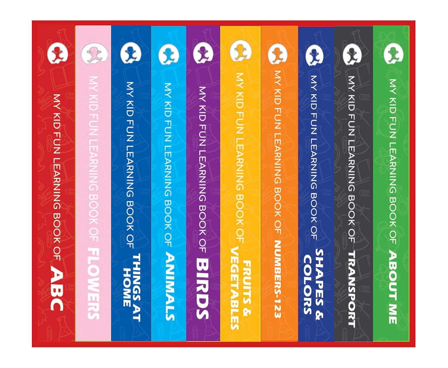 My First Fun Learning Library: Boxset of 10 Board Books for Kids [Board book] By Tycoon Kids