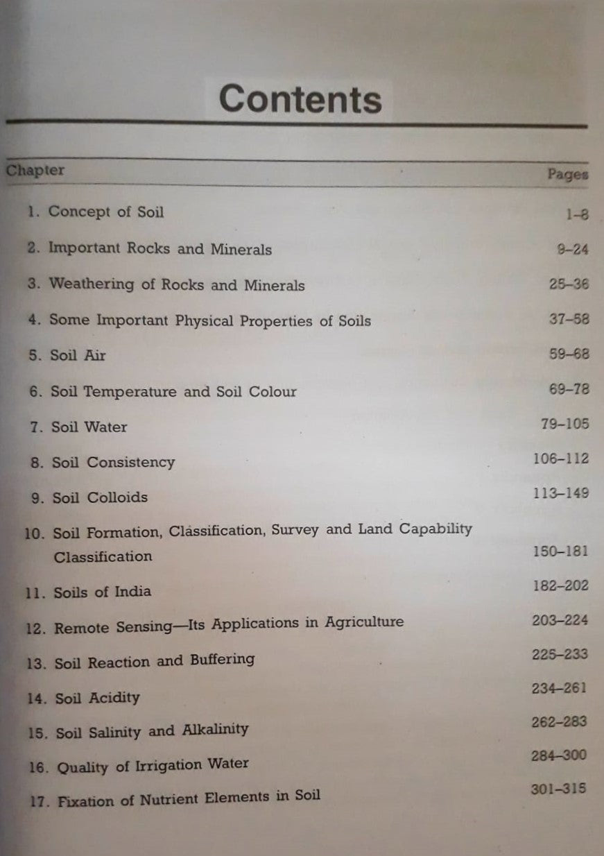 Introductory Soil Science 2025 Edition by Dilip Kumar Das