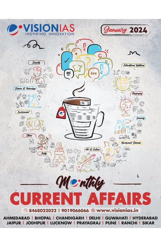 Vision IAS Monthly Current Affairs January 2024 - Printout (English)