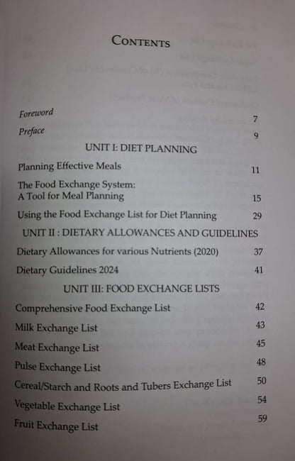 Food Exchange List A Tool for Meal Planning 2nd Edition by Seema Puri