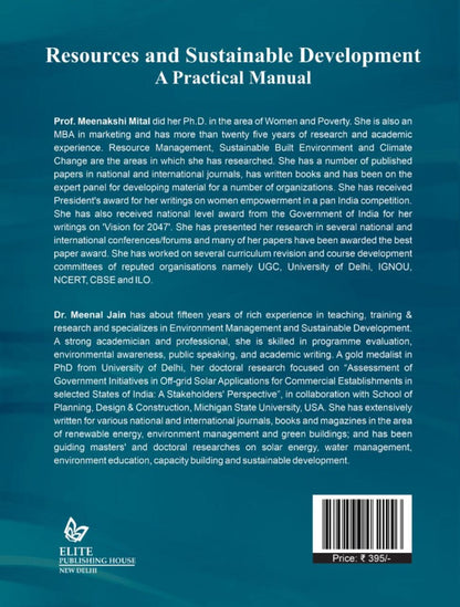 Resources and Sustainable Development A Practical Manual by Meenakshi Mital