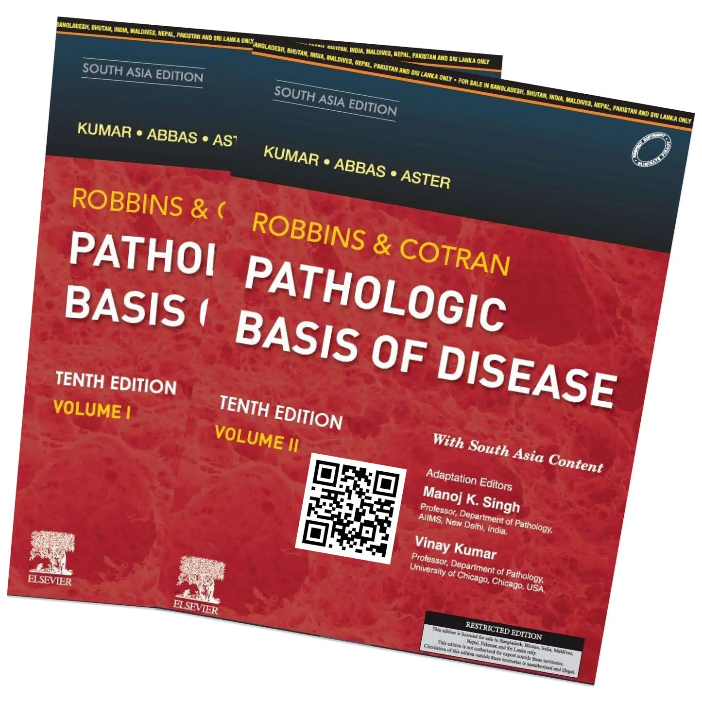 Robbins And Cotran Pathologic Basis Of Disease (Two Vol Set), 10ed South Asia Edition